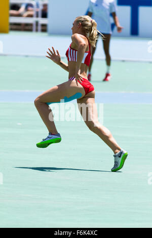 Ivona Dadic d'Autriche,Heptathlon,Championnats du monde junior d'athlétisme 2012 à Barcelone, Espagne. Banque D'Images