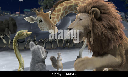 DATE DE SORTIE : Avril 14, 2006. Titre du film : la nature. STUDIO : Walt Disney Pictures. Résumé : un jeune lion est accidentellement expédiés de la Zoo de New York à l'Afrique. Maintenant gratuitement, son zoo pals doivent mettre de côté leurs différends pour aider à le faire revenir. Sur la photo : . Banque D'Images