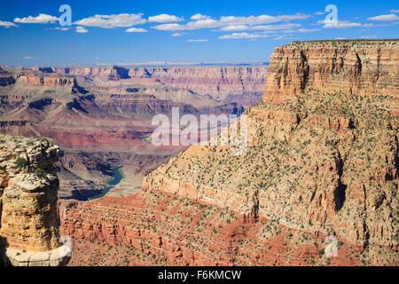 Vue de moran point dans le parc national du Grand Canyon, Arizona Banque D'Images