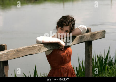 DATE DE SORTIE : Août 10, 2007. STUDIO : Scion Films Limited/Miramax Films. PLOT : Un portrait biographique d'une pré-fame Jane Austen et sa romance avec un jeune Irlandais. Photo : Anne Hathaway. Banque D'Images