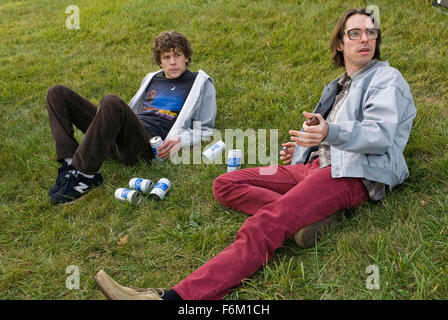 8 novembre 2007 - Londres, Royaume-Uni - ADVENTURELAND (2009)..Jesse Eisenberg, Martin STARR..GREG MOTTOLA (DIR)..(Image Crédit : Crédit : Image c c face à face/photos) Banque D'Images