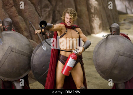 DATE DE SORTIE : Janvier 25, 2008. Titre du film : Rencontrez les Spartiates. STUDIO : Twentieth Century-Fox Film Corporation. Résumé : une parodie de l'épique film '300'. Sur la photo : TRAVIS VAN WINKLE comme Sonio. Banque D'Images