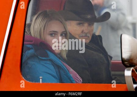 DATE DE SORTIE : Mars 14, 2008. Titre du film : le somnambulisme. STUDIO : FilmEngine. Résumé : Le drame suit une fille de 11 ans en lutte pour faire face à l'abandon de sa mère. Sur la photo : ANNASOPHIA ROBB et Dennis Hopper. Banque D'Images