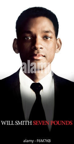 DATE DE SORTIE : Décembre 19, 2008. Titre du film : sept livres. STUDIO : Columbia Pictures. Résumé : L'histoire émotionnelle d'un homme qui va changer la vie de sept étrangers. Sur la photo : Will Smith comme Ben Thomas. Banque D'Images