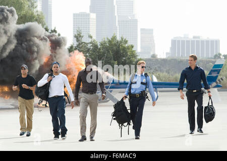 DATE DE SORTIE : Février 26, 2010. Titre du film : preneurs. STUDIO : Screen Gems. Résumé : Un groupe de voleurs de banque trouver leurs 0 millions de interrompue par un détective à la coque. Sur la photo : (LtoR) MICHAEL EALY, CHRIS BROWN, IDRIS ELBA, Hayden Christensen et Paul Walker. Banque D'Images