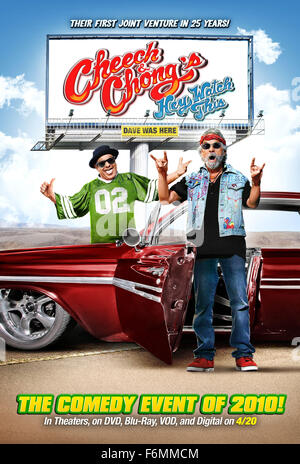 DATE DE SORTIE : Avril 20, 2010. Titre du film : heech et Chong's Hey Watch. STUDIO : The Weinstein Company. PLOT : un documentaire basé sur Cheech et Chong'sLight Up America reunion tour. Sur la photo : CHEECH MARIN et Tommy Chong. Banque D'Images