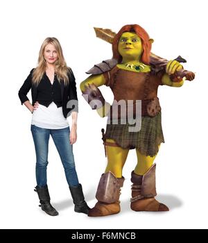 DATE DE SORTIE : Mai 21, 2010. Titre du film : Shrek 4. STUDIO : DreamWorks. Résumé : Les autres aventures de l'ogre vert Shrek, géant, vivant dans la terre de loin, très loin. Sur la photo : Cameron Diaz comme la princesse Fiona. Banque D'Images