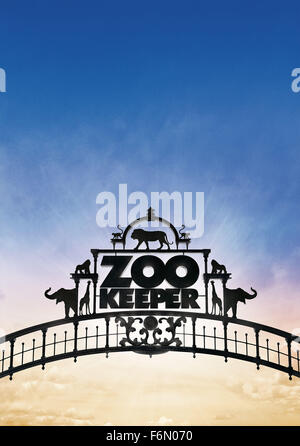 DATE DE SORTIE : 8 juillet 2011 TITRE DE LA VIDÉO : Zookeeper STUDIO : Columbia Pictures Réalisateur : Frank Coraci Résumé : Les animaux à un zoo particulier décident de rompre leur code de silence dans le but d'aider leur aimable gardienne d'attirer l'attention d'une femme en particulier sur la photo : Affiche (Image Crédit : c Columbia Pictures/photos) Banque D'Images