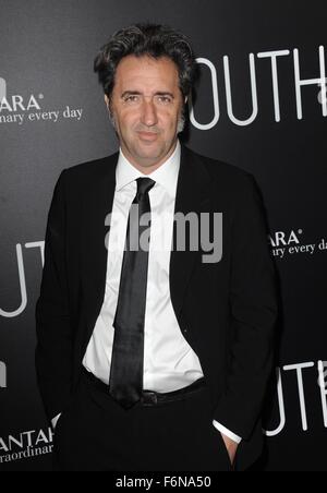 Los Angeles, CA, USA. 17 novembre, 2015. Paolo Sorrentino aux arrivées de la jeunesse Premiere, Directors Guild of America (DGA) Theatre, Los Angeles, CA, 17 novembre 2015. Credit : Dee Cercone/Everett Collection/Alamy Live News Banque D'Images