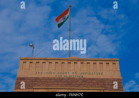 L'organisation judiciaire de la haute cour, Jodhpur, Rajasthan, Inde, Asie Banque D'Images