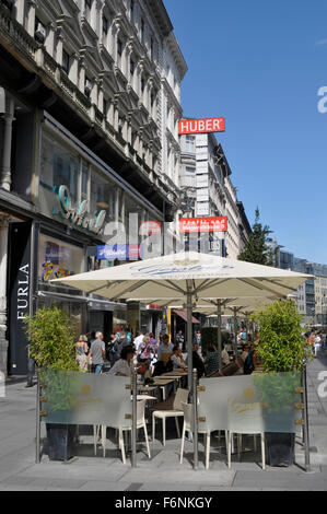 Gerstner café dans la Kärntnerstrasse, Vienne, Autriche Banque D'Images