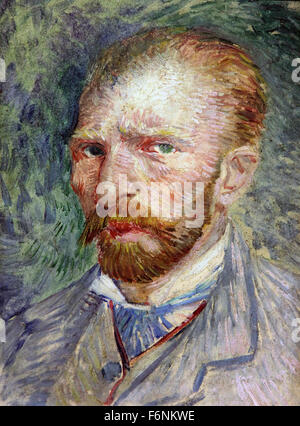 Autoportrait (1887) de Vincent van Gogh (1853 –1890) Banque D'Images