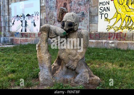 Des graffitis et des Sculptures à Viena Banque D'Images