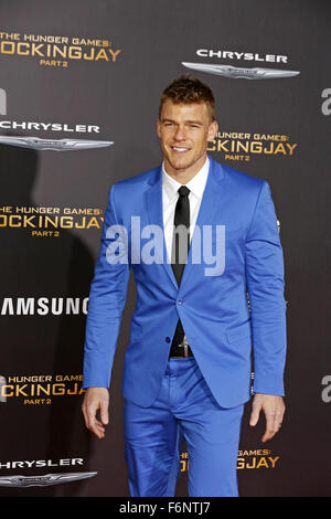 17 novembre 2015 - Los Angeles, Californie, USA - Alan Ritchson .La Faim Jeux - Clarak Partie 2 premiere .Los Angeles, CA .le 16 novembre 2015 (Crédit Image : © Roger Harvey/Globe Photos via Zuma sur le fil) Banque D'Images