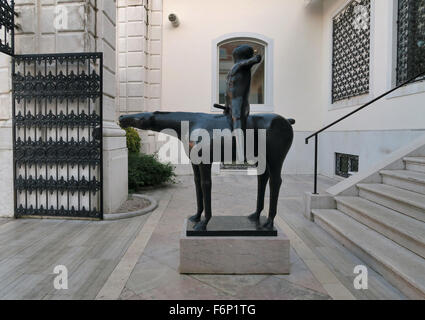 Marino Marini sculpture à la Collection Peggy Guggenheim, Venise Italie Banque D'Images