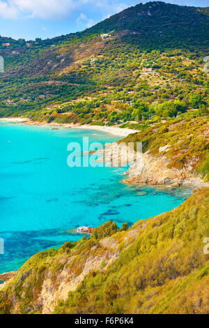 Golfe de Sagone, côte ouest, Corse, France Banque D'Images