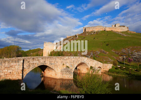 Burgo de Osma, Ciudad de Osma, château, la province de Soria, Castilla Leon, Espagne. Banque D'Images