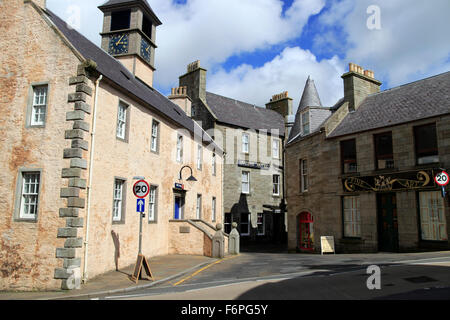 Station de sauvetage de la RNLI shop et Queens Hotel Lerwick Shetland Islands Scotland UK Banque D'Images