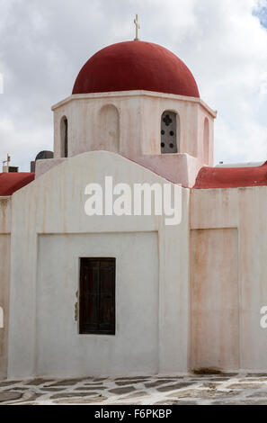 Eglise d'Agia Moni à Chora, Mykonos, Grèce, le mardi, 22 Septembre, 2015. Banque D'Images