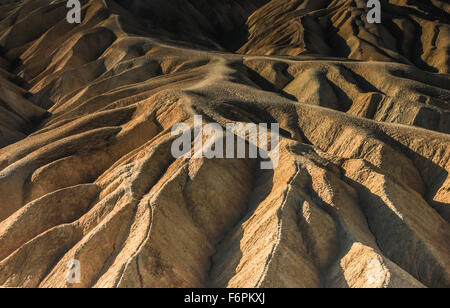 Les crêtes dénudées de Zabriskie Point, Death Valley National Park, Californie Banque D'Images