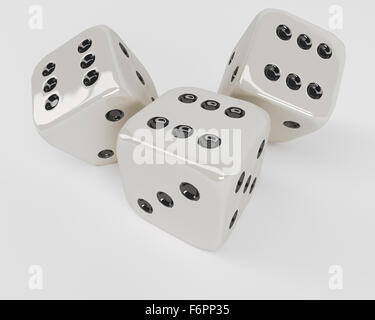 3D Render of Dice Banque D'Images