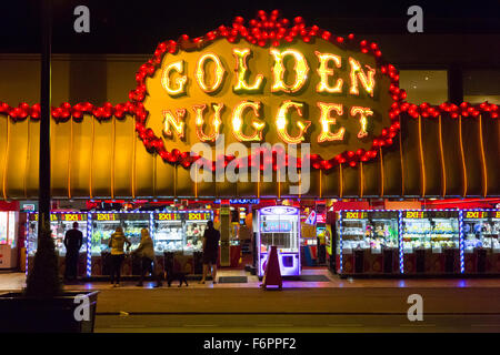 Golden Nugget de jeux électroniques à Great Yarmouth, UK Banque D'Images