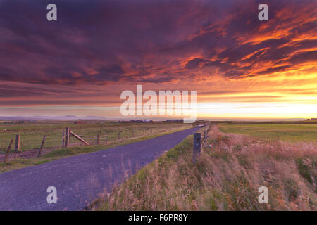 L'Orkney big sky Banque D'Images