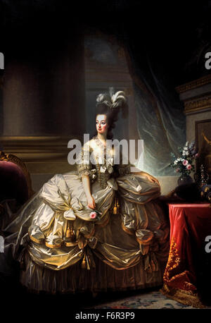 L'archiduchesse Marie Antoinette, Reine de France (1755-1793) épouse du roi Louis XVI 1778 Marie Élisabeth Louise Vigée Le Brun 1755 -1842 Paris France française peintre néoclassique rococo ( ) Banque D'Images