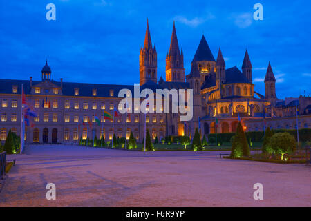 Abbaye aux Hommes, l'Abbaye aux Hommes, Abbaye de Saint-Étienne, Caen, Calvados, Basse-Normandie, France Banque D'Images