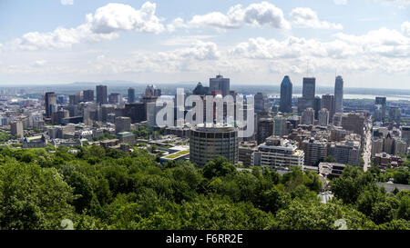 Aperçu de la ville de Montréal Banque D'Images