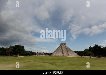 Ruines mayas de Chichen Itza, péninsule du Yucatan, Mexique Banque D'Images