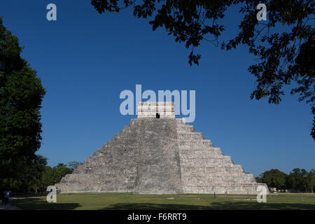 Ruines mayas de Chichen Itza, péninsule du Yucatan, Mexique Banque D'Images