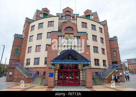 Cour de magistrats Leeds Leeds West Yorkshire Banque D'Images