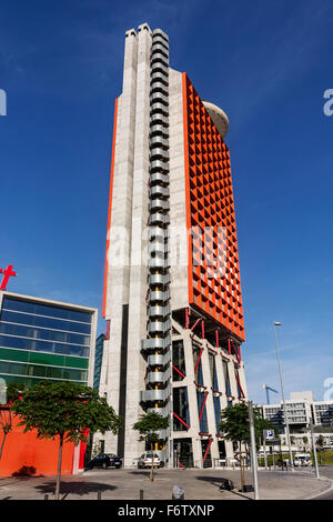 L'hôtel Hesperia Tower. Banque D'Images
