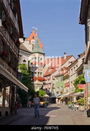 Haut de la ville de Meersburg Banque D'Images