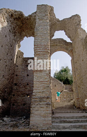 Grotte di Catullo, Lac de Garde Banque D'Images