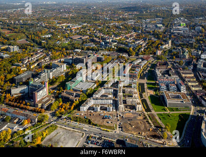 Université d'Essen, Campus, Berliner Platz, vert, Université d'Essen, Essen, Essen, District de la région de la Ruhr, Banque D'Images