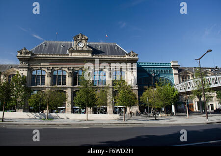 Chemin de fer d'Orléans, gare d'Austerlitz, Paris Banque D'Images