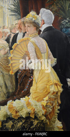 James Tissot - Soir Le Bal - 1878 Banque D'Images