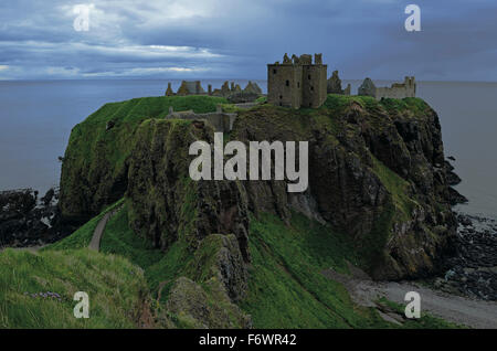 Dunnottar Castle, dans l'Aberdeenshire, Ecosse, Grande-Bretagne Banque D'Images