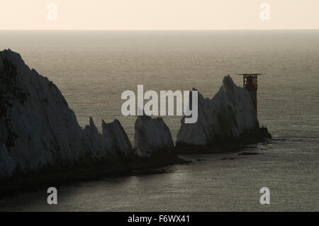 Les aiguilles, île de Wight, Angleterre, GO, UK, Europa europe Banque D'Images