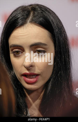 Krysten Ritter assiste à la conférence de presse de lancement Espagne Netflix comprend : Krysten Ritter Où : Madrid, Espagne Quand : 20 Oct 2015 Banque D'Images