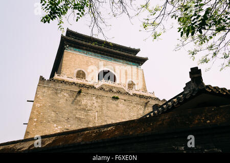 Beijing, Chine - Le point de vue de bell tower dans la journée. Banque D'Images