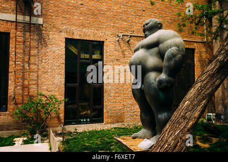 Beijing, Chine - Le point de vue de 798 Art zone dans la journée. Banque D'Images