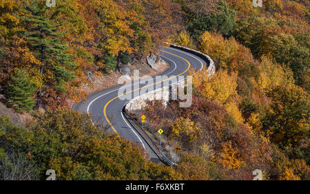 Les images d'automne de Minnewaska State Park NY Banque D'Images