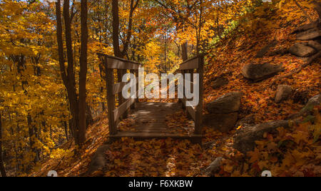 Les images d'automne de Minnewaska State Park NY Banque D'Images