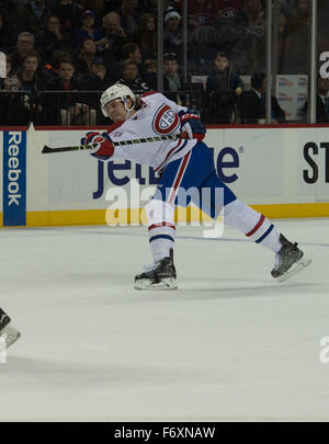 New York, NY, USA. 20 Nov, 2015. Le défenseur des Canadiens de Montréal JEFF PETRY (26) lors de la 2e période d'un match de hockey, Barclays Center, vendredi, 20 novembre, 2015. © Bryan Smith/ZUMA/Alamy Fil Live News Banque D'Images