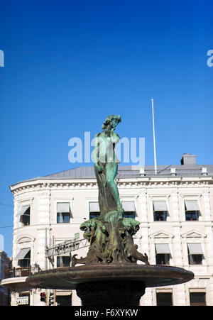 Havis Amanda Fontaine. Helsinki, Finlande Banque D'Images