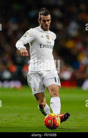 Madrid, Espagne. 21 Nov, 2015. Gareth Bale (11) Real Madrid au cours de la La Liga match de football entre le Real Madrid et le FC Barcelone au Santiago Bernabeu à Madrid, Espagne, le 21 novembre 2015. Credit : Action Plus Sport/Alamy Live News Banque D'Images