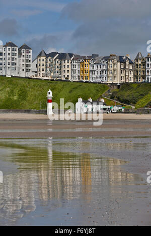 Port Erin ; Plage ; Ile de Man, Royaume-Uni Banque D'Images